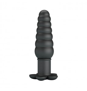 Pretty Love - Imron Vibrating Anal Plug Massager (Battery - Black)